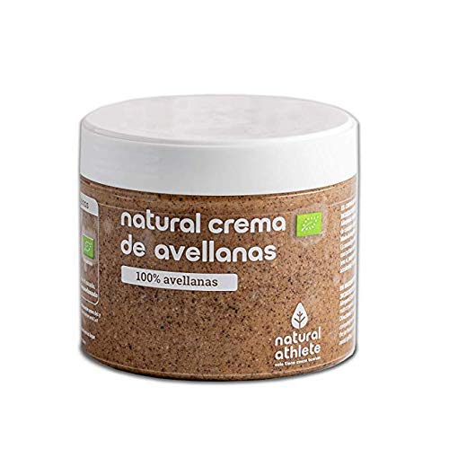 Crema di Nocciola BIO -Natural Athlete - 100% Nocciole Vegana - Senza Zucchero Aggiunto - Senza Glutine - Senza Lattosio - Senza Additivi Artificiali - 300g