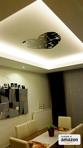 Reflect your love with a Heart-Shaped Mirror Personalized with your Name – Express Delivery to Worldwide via DHL - 3