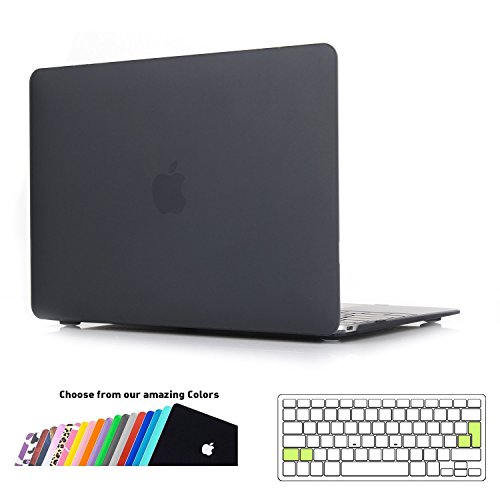 MacBook 12 zoll H  lle Case iNeseon Ultra Slim Plastik Hartschale Schale Cover mit EU Transparent Tastaturschutz Schutzh  lle f  r Apple MacBook 12 Re
