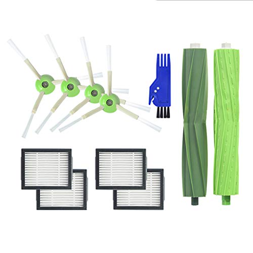 Preisvergleich Produktbild Komise Seitenbürste & Hepa-Filter & Borstenbürste für iRobot Roomba i7 i7 + / i7 Plus E5 E6 E7 E7 Staubsauger (As Shown)