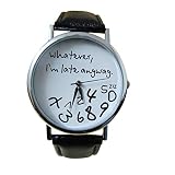Uhren Damen,linqi1164 Armbanduhren für Frauen Günstige Uhren Damen Wasserdicht Casual Mode Analoge Quarz Uhr Luxus Armband Leder Armbanduhr Damen Business Mädchen Frau Arabische Ziffern Uhr