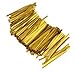 Produktbild josep. H ca. 800 Stück Metallic Geschenk Verpackung Twist Kabelbinder für Bakery Cookie Candy Staubbeutel Gold