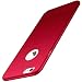 Produktbild for iPhone 8 Plus Hülle, ZUERCONG [Sand Serie] Ultra Slim Cover Case Anti-Fingerabdrücke Anti-Scratch Shockproof Handytasche Hartplastik Schutzhülle für Apple iPhone 8 Plus 5.5 Zoll, Kies Rot