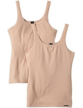 Skiny Damen Unterhemden Advantage Cotton Tank Top 2er Pack