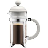 Bodum 1913-913 - Cafetera, 3 tazas, 0,35 l, color blanco crema