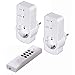 Produktbild Hama Funksteckdosen-Set (mit Fernbedienung, 2300 Watt, 30m Reichweite, energiesparend, separat ein/ausschaltbar) weiß