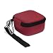 Produktbild MoKo Omaker M4 Tasche Case, Ultra-Tragbarer drahtlose Bluetooth Lautsprecher Schutzhülle Reisetasche mit Handschlaufe / Karabiner für Omaker M4 Bluetooth 4.0 Wireless Speaker, Dunkelrot