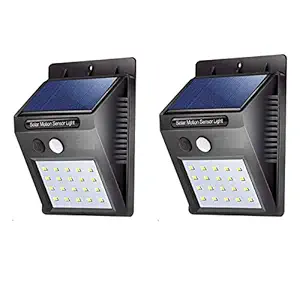 M S Creation Original 20 LED Solar Sensor Motion Wall Light (Pack of 2 Pieces)