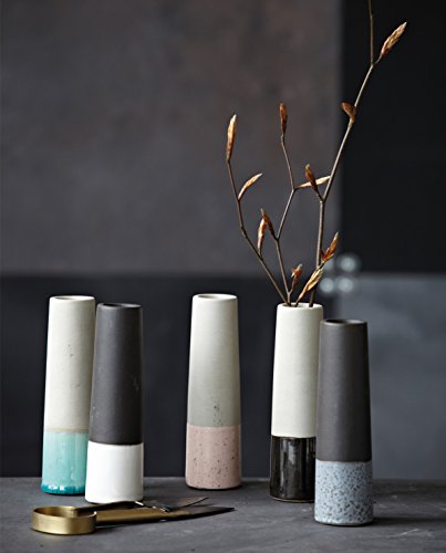 House Doctor – Vase – Blumenvase – Tube XS – Grau/Mint - 2