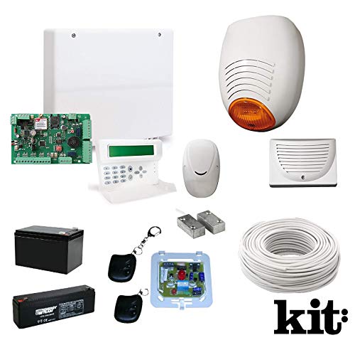 Kit de alarma GSM completo.