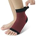 JUST RIDER Ankle Support For Pain Relief, Ankle Support For Women (Red) - Cotton, Free Size