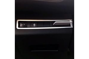 FLYING HIGH pour 3008 GT / 5008 2017-2022 Intérieur Bouton Interrupteur de Phare Décorative Couvercle Accessoire Auto 1 pièce