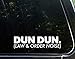 Produktbild DUN DUN. (Law and Order Noise) - (8-3/4" x 2-1/4") Die Cut Decal Bumper Sticker for Windows, Cars, Trucks, Etc.