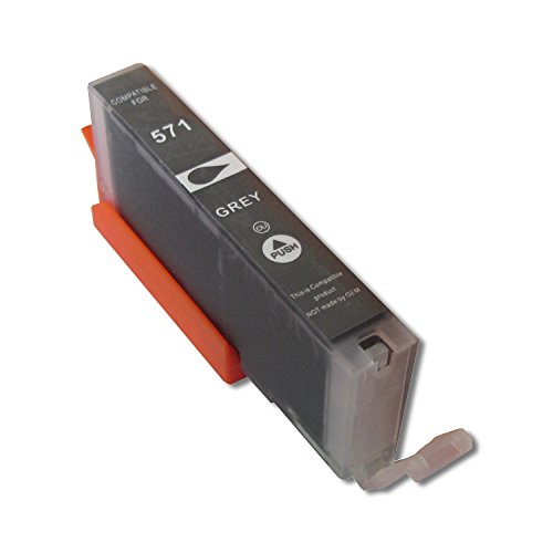 6 komp. XL Druckerpatronen für Canon Pixma TS 8050 8051 8052 8053 9050 9055 mit grau - 8