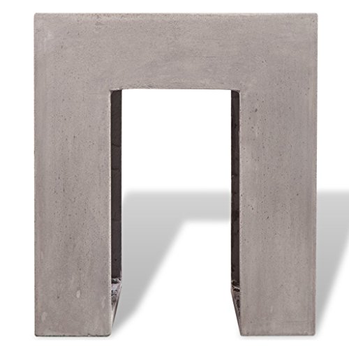 vidaXL 7-tlg. Beton Gartenmöbel Set Sitzgruppe Essgruppe Gartengarnitur Tisch Hocker - 8