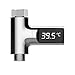 Produktbild Nacatin LED Digitales Badethermometer in Echtzeit,mit 360°Drehbarem Wasserdichtem Anzeige und mit Präzisem Wassertemperatursensor.Batterie Unverlangt.