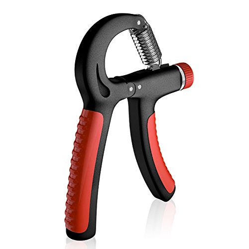 Hand-Trainingsgerät, Mture Federgriffhantel Fingerhantel Handmuskeltrainer Handgreif-Trainer Griff-Verstärker einstellbarer Widerstandsbereich von 22 bis 88 Pfund (10-40 Kg)