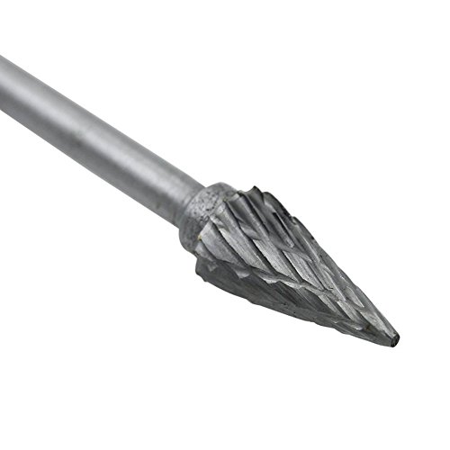 Cozyswan Raspel 10Stk Hartmetall Frässtifte Set Bohrmaschine Schaftfräser Diamantschleifer Rotary Datei Bit Wolfram Stahl - 2