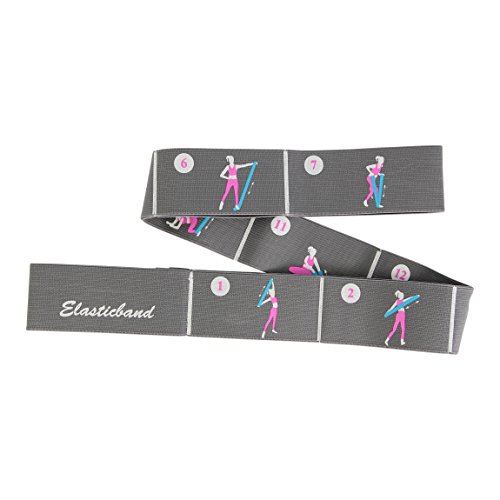 Fitnessband / Elastik Band Härtegrad Medium inklusive Übungen auf dem Band - 3