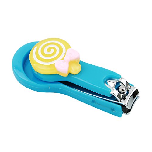 VWH Cartoon Nail Clipper Stainless Steel Toenails Fingernails Fingers Manicure Trimmer Tool (blue)