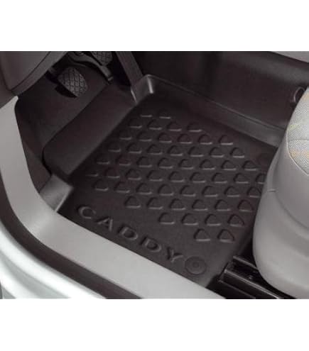 Tappetini Anteriori VW Caddy dal 2003: Gomma su Misura per Professionisti
