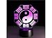 Produktbild GYPO Desktop-Licht LED Licht 3D Acht Diagramme Tai Chi Abbildung Illusion 7 Farbwechsel Smart Touch USB Tisch Schreibtischlampen Dekorative Lampe
