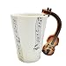 Produktbild Giftgarden Tasse Musik Kaffeetasse 200ml Kaffeebecher mit Geige Griff Porzellan Tassen Porzellan Becher lustige Tasse für Musiklieber oder als Geschenke für Freunde-wer Musik liebt