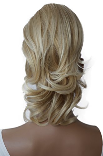 PRETTYSHOP Voluminöses Haarteil Hair Piece Pferdeschwanz Zopf Ponytail ca 35cm diverse Farben (blond mix H91_25T613) - 5