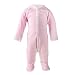 B.B.PIGEONS Newborn Baby Pink Stripe Footed Coverall Sleep Suit One-Pieces Romper Suit Long Sleeve Cotton Bodysuits Baby Grow Gift Baby Shower Gift Available 0-3 Months