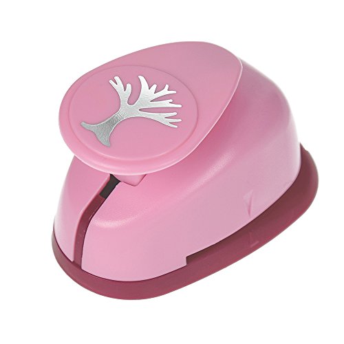 efco 1791135 Stanzer M, Herbstbaum Motivstanzer, Kern: Metall, Pink, 7,5 x 5 x 5 cm