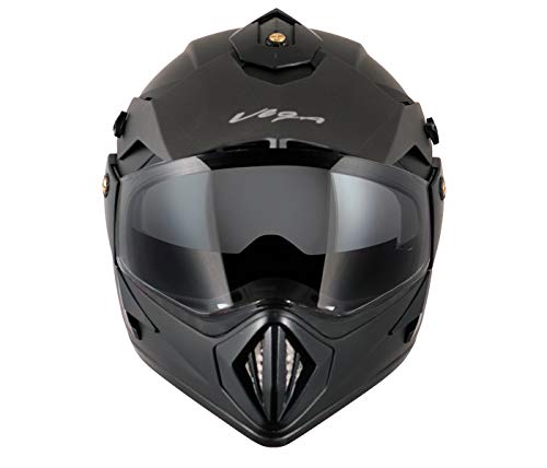 Vega Off Road D/V Dull Black Helmet-M - Image 5