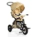 Produktbild Tricycle Mobi Air, Dreirad 4 in 1, Luftreifen, drehbarem Sitz, Schubstange (Beige)