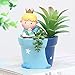 Produktbild T-124124 Tritow 1 STÜCK Little Boy Lesebuch Blumentopf Für Sukkulenten Pflanzer Blumentopf Ursprüngliches Design Bonsai Handwerk Wohnkultur Le Petit Prince Umweltschutz Topf