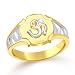 Vidhi Jewels Gold Plated Om Alloy & Brass Finger Ring for Men [VFR118GA] RS.219.00