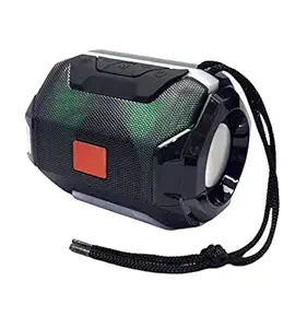 Aerizo HTR43 Super Bass Splash-Proof Bluetooth Speaker with Inbuilt Mic, USB, TF Card and AUX Slot Easily Connect with All Bluetooth Enabled Devices (Multi- Color)