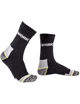 9 Paar bequeme Arbeitssocken / Funktionssocken aus 70% Baumwolle, atmungsaktive Damen und Herren Socken mit Klimaausgleich