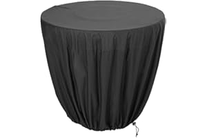 BDKMMS Fountain Cover, 210D Oxford Bird Bath Cover with Windproof Drawstring Waterproof Statue Protective Cover for Outdoor & Indoor All Season Use