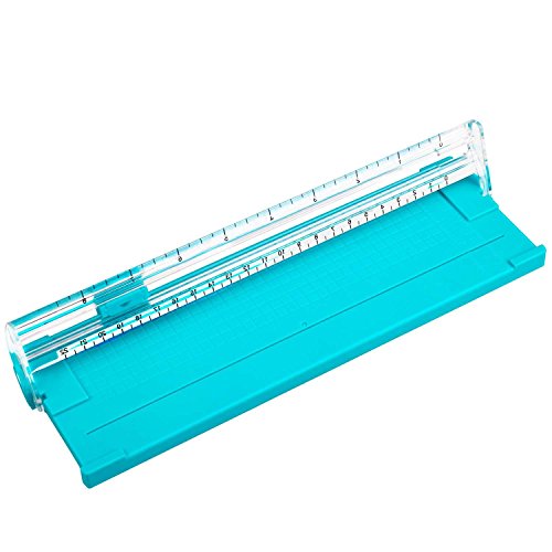Cobee Papierschneidemaschine kleine Rollenschneider Hebelschneider Schnittlänge 210mm A4 A5 Multifunktion für Kunsthandwerk Home Office - 4