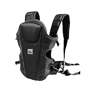 Mylo Essentials Baby Carrier - Ergonomic, 3 in 1 Front, Back, Back Support, Newborn to Toddler, Infant & Child Carrier (Royal Black)