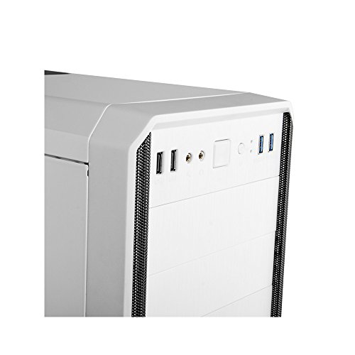 Nox NXHUMMERZSZ - Caja de Ordenador  Midi-Tower  1x 120 mm  ABS Synthetik  SPCC  ATX   Color Blanco