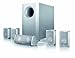 Produktbild Canton Movie 1005 Heimkinosystem mit Subwoofer (2-Satelliten 100 Watt, 2-Center 100 Watt, 2-Surround 100 Watt, Subwoofer 120 Watt) Aluminium/Silber
