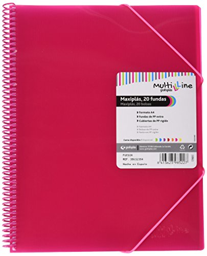 Grafopl s 39832354 Carpeta de Fundas y Tarifarios A4 20 fundas color rosa reviews Grafopl s 39832354 Carpeta de Fundas y Tarifarios A4 20 fundas color rosa