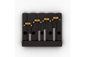 Hipshot KickAss 4 String Bass Bridge (Black)