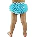 Wennikids Baby Girls Newborn Chiffon Bloomers,Diaper Cover,Ruffles Bloomers Medium Red