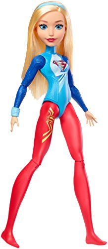 DC Superhero Girls- Super Hero Girls Muñeca superheroína Supergirl de Entrenamiento, Multicolor (Mattel FJG64)