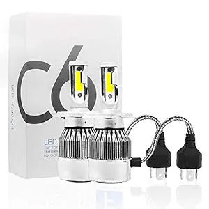 C6 6500K LED Headlight Conversion Bulb - Set of 2 (White)