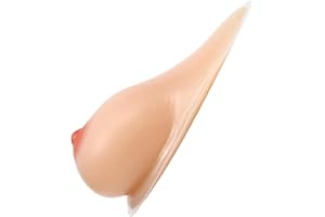Surrycee Silicone Mammaires Formes Réaliste Affaissement Chute Auto-Adhésif Prothèse Faux Seins Soutien-Gorge Coussinets pour Crossdresser/Mastectomy Patient/Transgenre