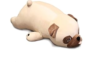 Spring Country Bulldog Jouet en peluche de 50,8 cm, coussin doux et moelleux pour chiot – Cadeau pour tous les âges et occasions