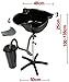 Produktbild All-In-One Hairdressers Portable Salon Tilting Black Backwash Basin Bowl Stand with Drainage Tank and Free Gel Neck Rest - Hair Barber Salon Clinic Surgery Training by Snapthis - Salon and Barber Equipment