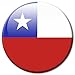 Produktbild GUMA Magneticum 2651 Magnet Flagge Chile - Reise Souvenir Kühlschrankmagnet Land Ø 50 mm - Magnete Länder Fahne für Kühlschrank Magnettafel Pinnwand Memoboard Whiteboard
